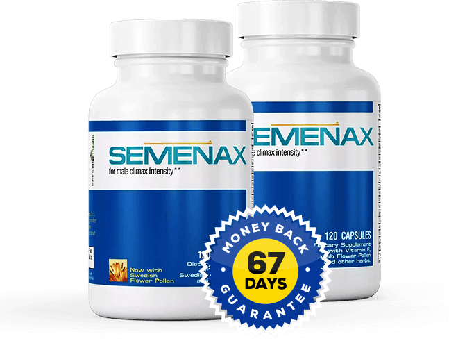 Semenax® male enhancement supplement bottle designed to boost semen volume, enhance vitality, and support reproductive health naturally.